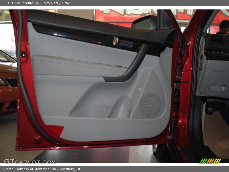 Spicy Red / Gray 2011 Kia Sorento LX