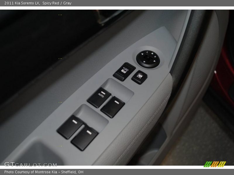 Spicy Red / Gray 2011 Kia Sorento LX