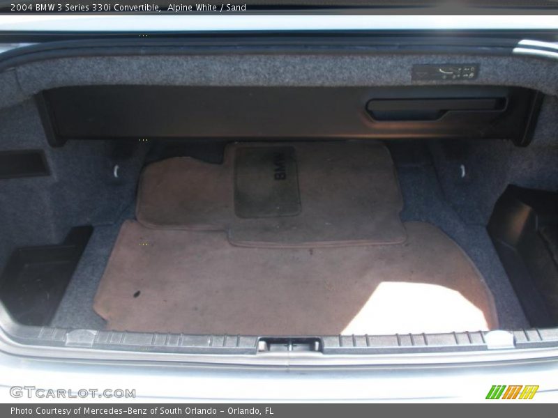 Alpine White / Sand 2004 BMW 3 Series 330i Convertible