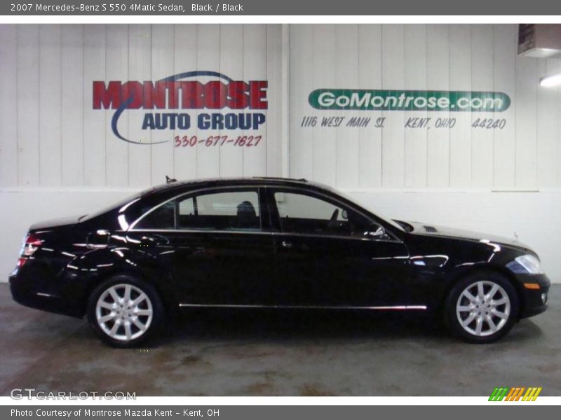 Black / Black 2007 Mercedes-Benz S 550 4Matic Sedan