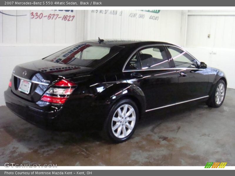 Black / Black 2007 Mercedes-Benz S 550 4Matic Sedan
