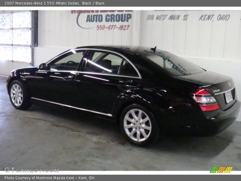 Black / Black 2007 Mercedes-Benz S 550 4Matic Sedan