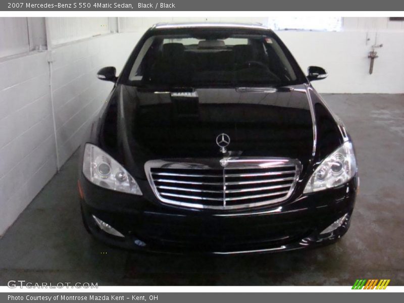 Black / Black 2007 Mercedes-Benz S 550 4Matic Sedan