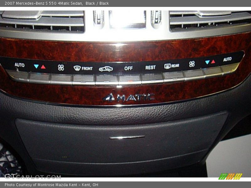 Black / Black 2007 Mercedes-Benz S 550 4Matic Sedan