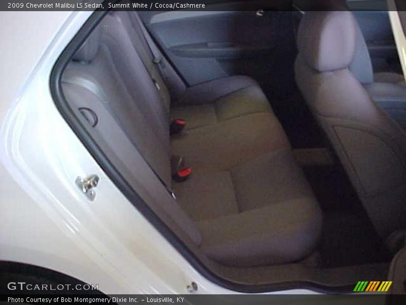 Summit White / Cocoa/Cashmere 2009 Chevrolet Malibu LS Sedan