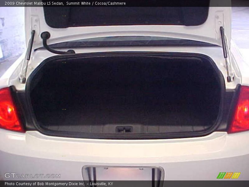 Summit White / Cocoa/Cashmere 2009 Chevrolet Malibu LS Sedan