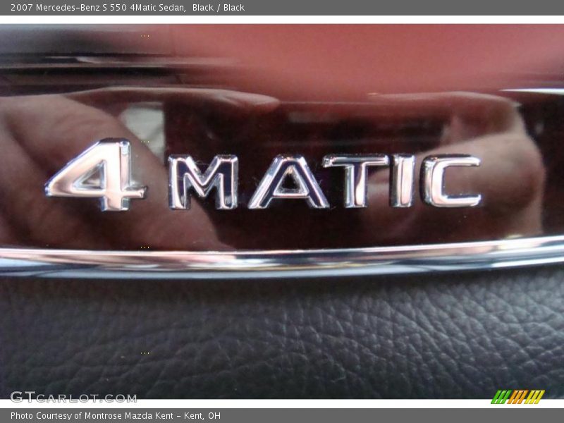 Black / Black 2007 Mercedes-Benz S 550 4Matic Sedan