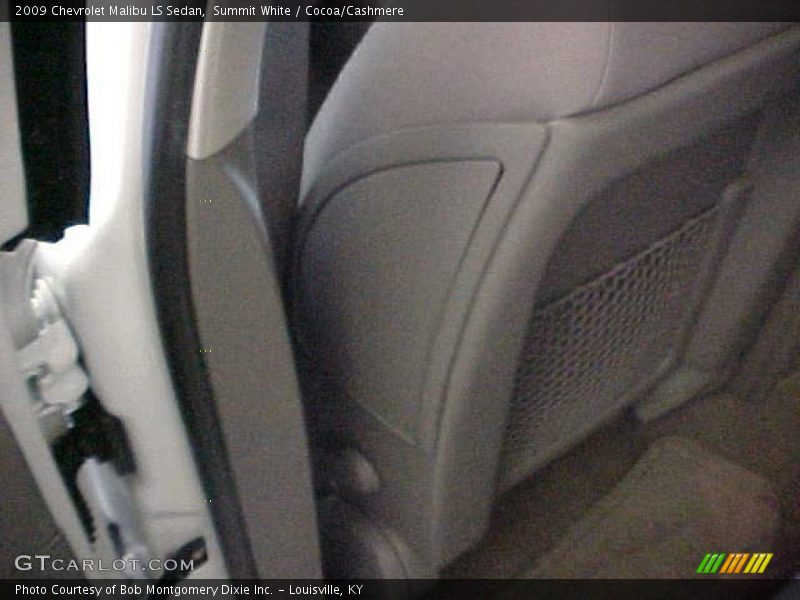 Summit White / Cocoa/Cashmere 2009 Chevrolet Malibu LS Sedan