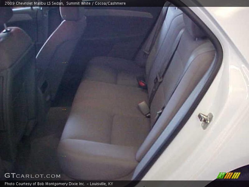 Summit White / Cocoa/Cashmere 2009 Chevrolet Malibu LS Sedan