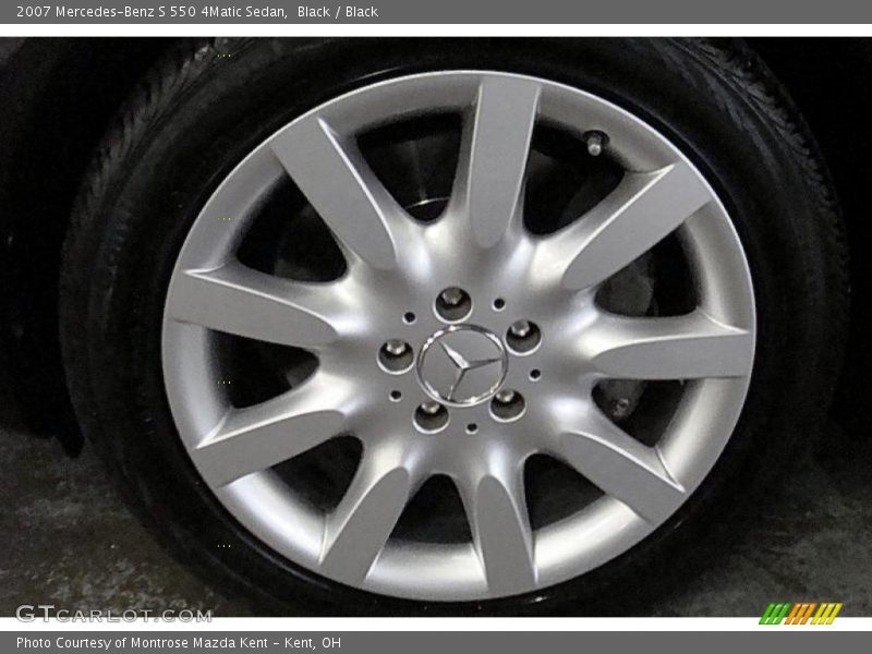 Black / Black 2007 Mercedes-Benz S 550 4Matic Sedan