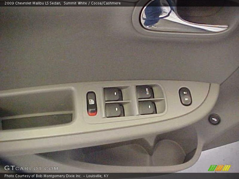 Summit White / Cocoa/Cashmere 2009 Chevrolet Malibu LS Sedan