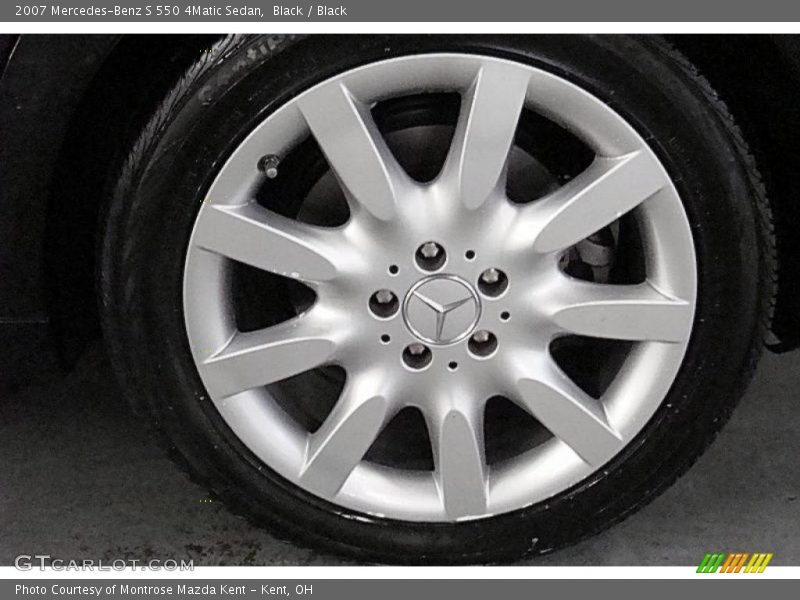 Black / Black 2007 Mercedes-Benz S 550 4Matic Sedan