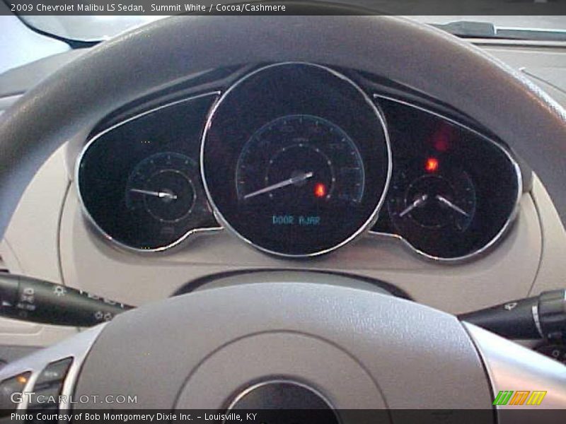 Summit White / Cocoa/Cashmere 2009 Chevrolet Malibu LS Sedan