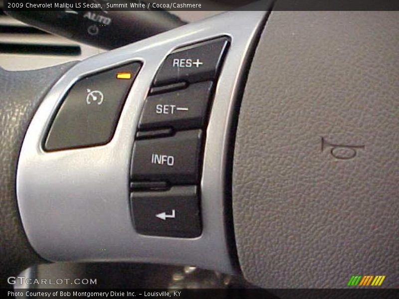 Summit White / Cocoa/Cashmere 2009 Chevrolet Malibu LS Sedan