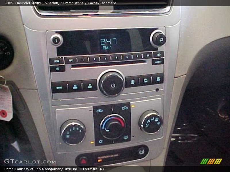 Summit White / Cocoa/Cashmere 2009 Chevrolet Malibu LS Sedan