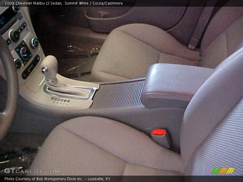 Summit White / Cocoa/Cashmere 2009 Chevrolet Malibu LS Sedan