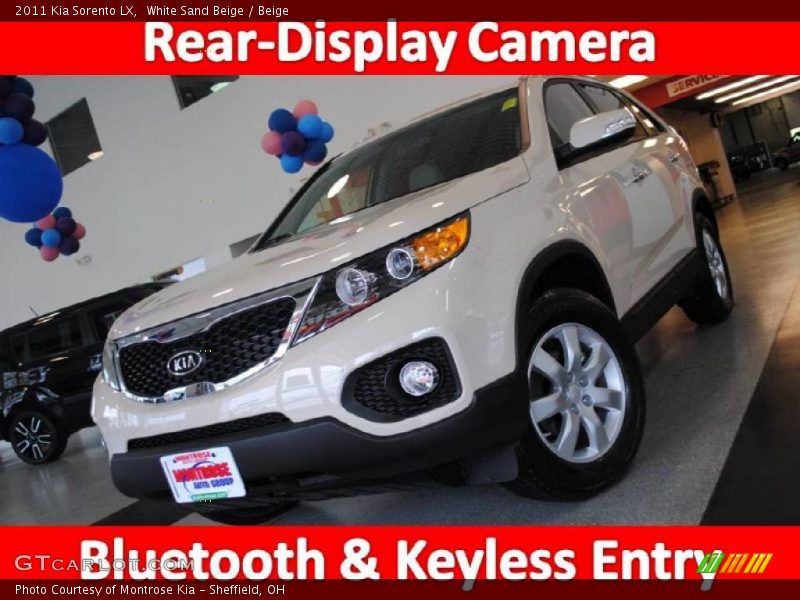 White Sand Beige / Beige 2011 Kia Sorento LX
