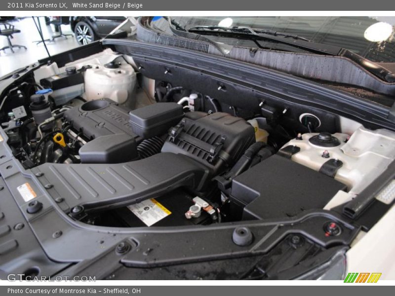 White Sand Beige / Beige 2011 Kia Sorento LX
