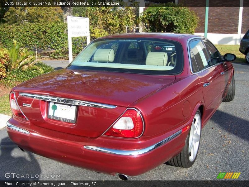 Radiance Red Metallic / Champagne 2005 Jaguar XJ Super V8