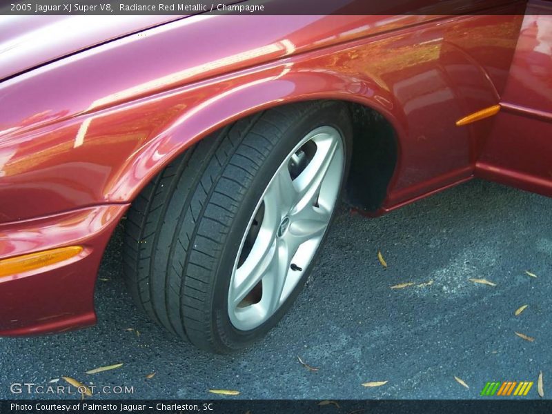 Radiance Red Metallic / Champagne 2005 Jaguar XJ Super V8