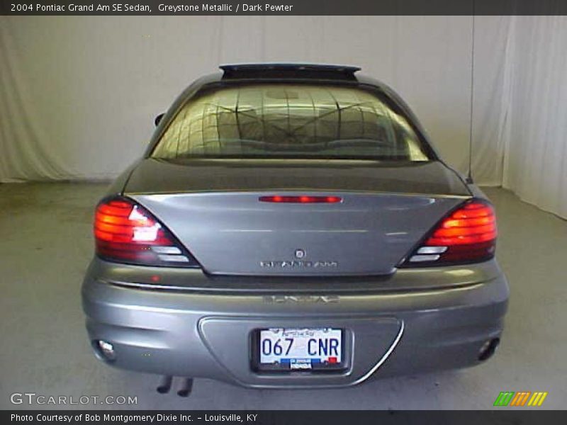 Greystone Metallic / Dark Pewter 2004 Pontiac Grand Am SE Sedan