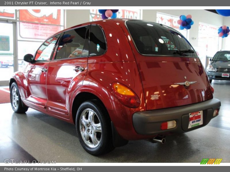 Inferno Red Pearl / Gray 2001 Chrysler PT Cruiser