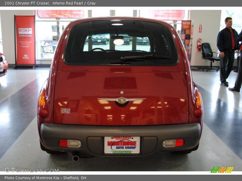 Inferno Red Pearl / Gray 2001 Chrysler PT Cruiser