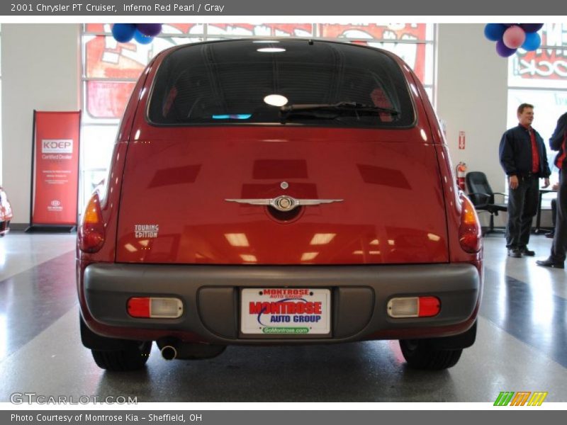 Inferno Red Pearl / Gray 2001 Chrysler PT Cruiser