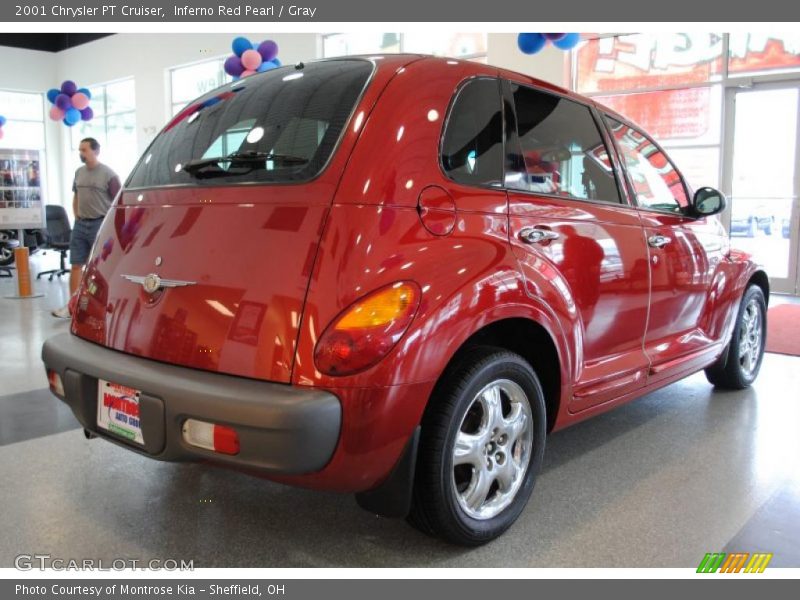 Inferno Red Pearl / Gray 2001 Chrysler PT Cruiser