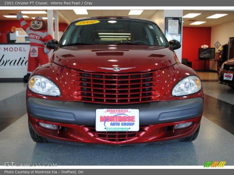 Inferno Red Pearl / Gray 2001 Chrysler PT Cruiser