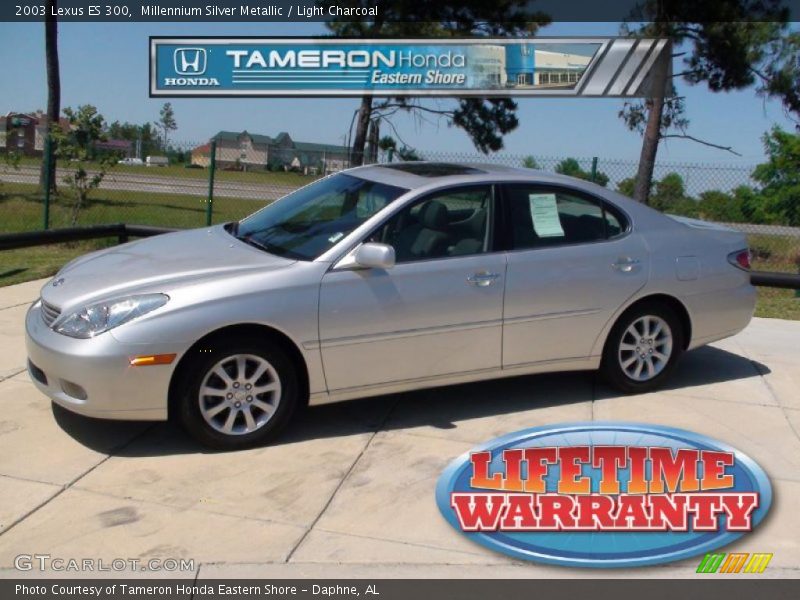 Millennium Silver Metallic / Light Charcoal 2003 Lexus ES 300
