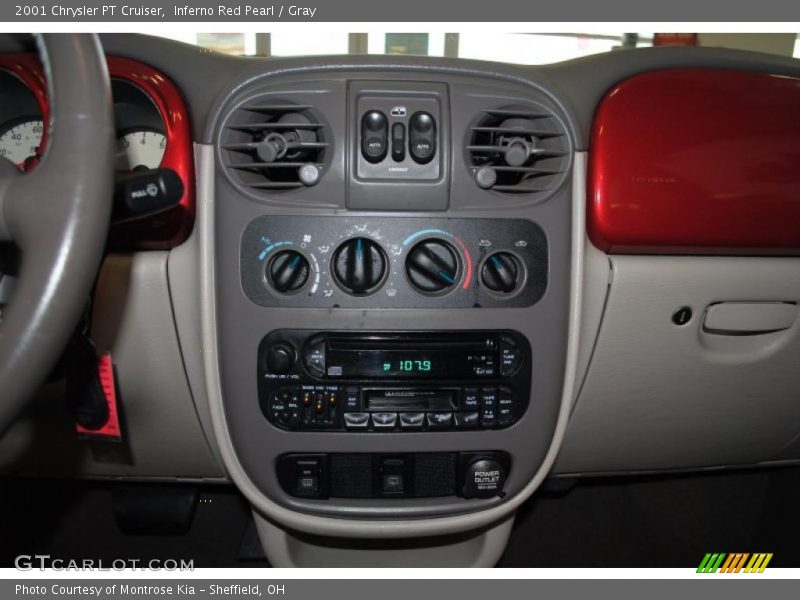 Inferno Red Pearl / Gray 2001 Chrysler PT Cruiser