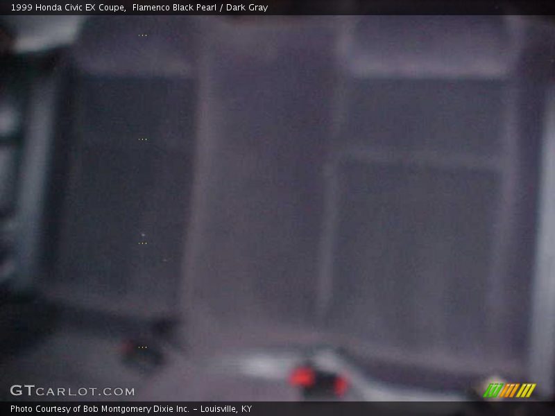 Flamenco Black Pearl / Dark Gray 1999 Honda Civic EX Coupe