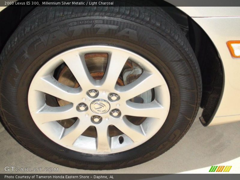 Millennium Silver Metallic / Light Charcoal 2003 Lexus ES 300