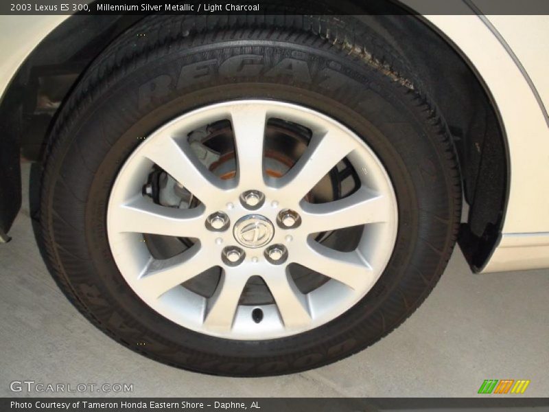 Millennium Silver Metallic / Light Charcoal 2003 Lexus ES 300