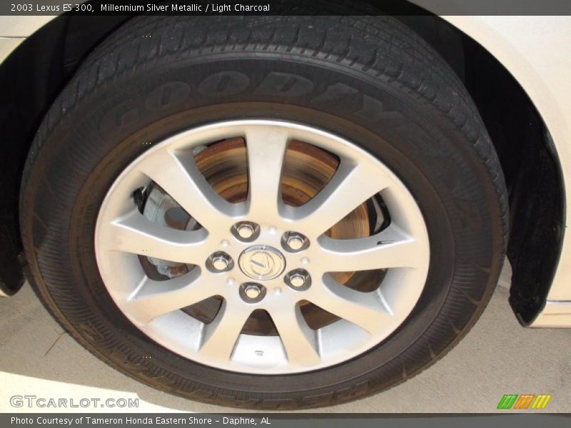 Millennium Silver Metallic / Light Charcoal 2003 Lexus ES 300