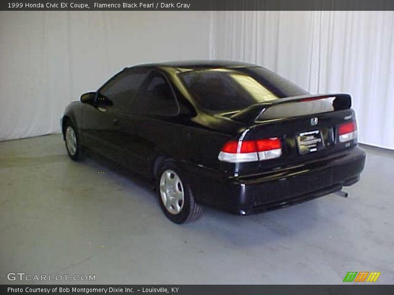 Flamenco Black Pearl / Dark Gray 1999 Honda Civic EX Coupe