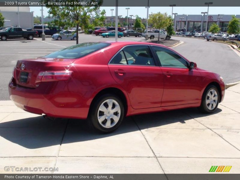 Barcelona Red Metallic / Ash 2009 Toyota Camry LE