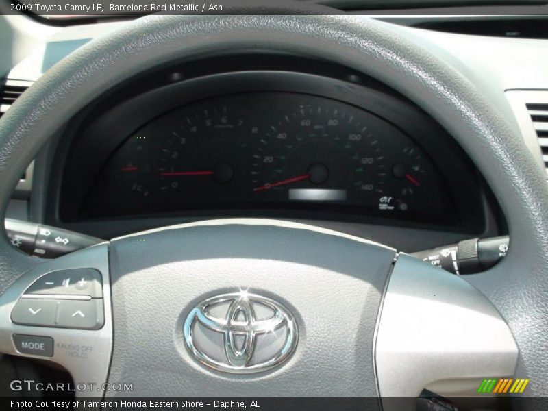 Barcelona Red Metallic / Ash 2009 Toyota Camry LE