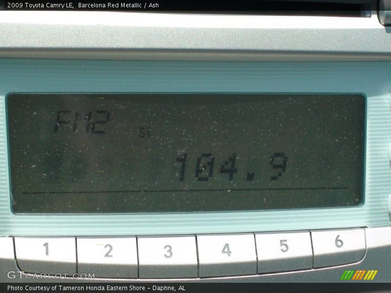 Barcelona Red Metallic / Ash 2009 Toyota Camry LE