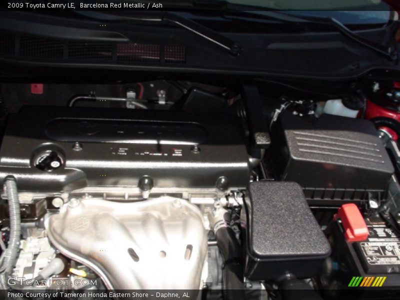 Barcelona Red Metallic / Ash 2009 Toyota Camry LE