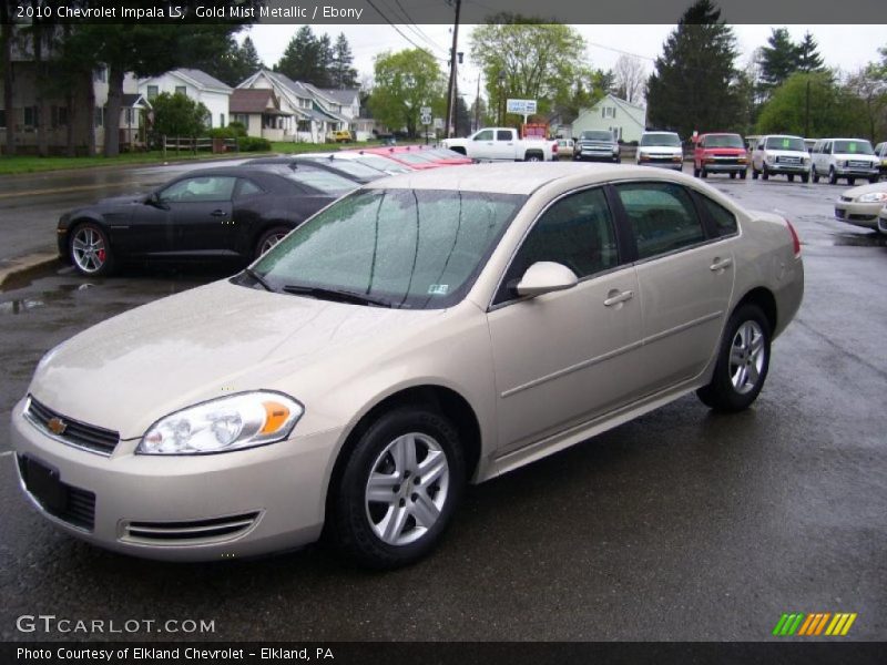 Gold Mist Metallic / Ebony 2010 Chevrolet Impala LS