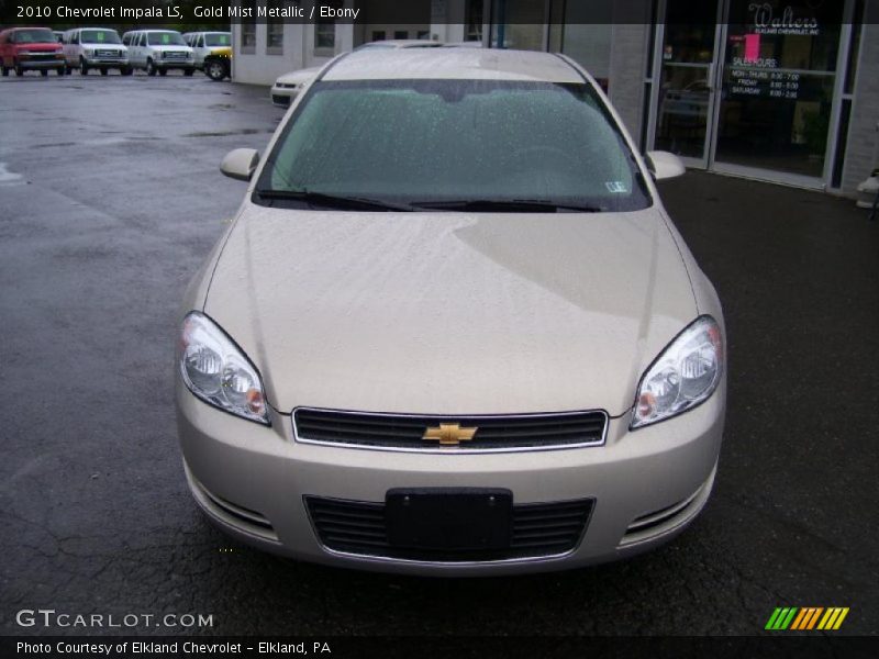 Gold Mist Metallic / Ebony 2010 Chevrolet Impala LS