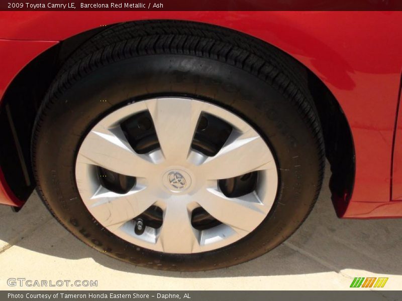 Barcelona Red Metallic / Ash 2009 Toyota Camry LE