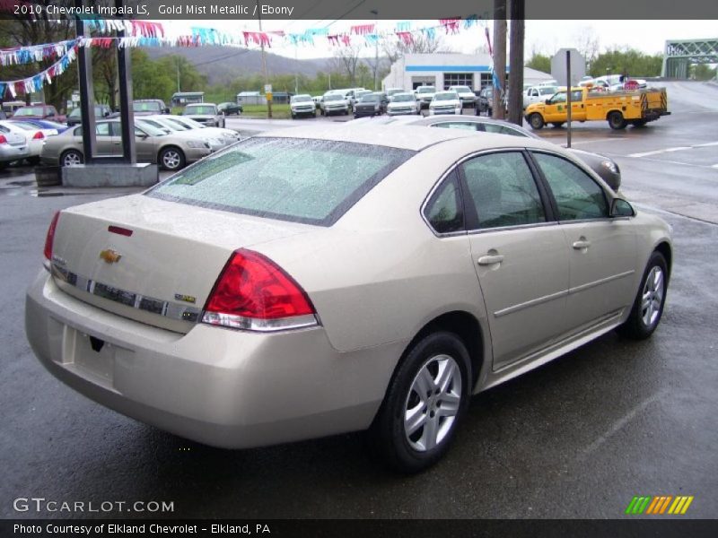 Gold Mist Metallic / Ebony 2010 Chevrolet Impala LS