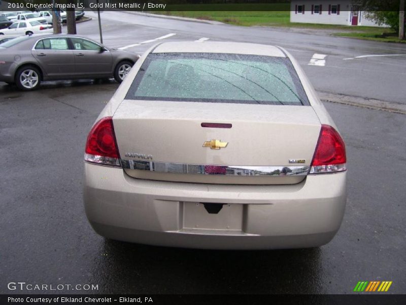 Gold Mist Metallic / Ebony 2010 Chevrolet Impala LS