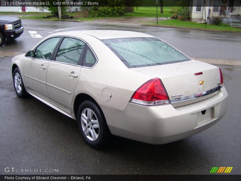 Gold Mist Metallic / Ebony 2010 Chevrolet Impala LS