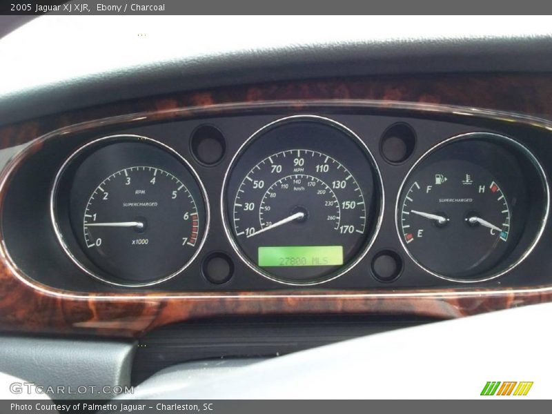 Ebony / Charcoal 2005 Jaguar XJ XJR