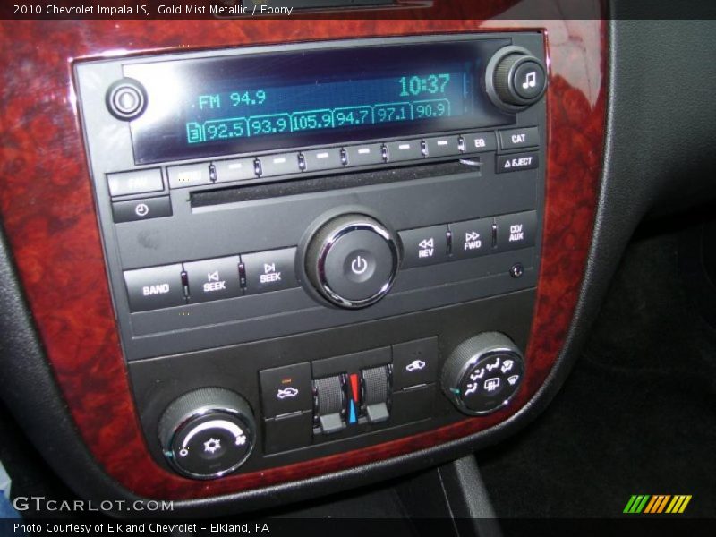 Gold Mist Metallic / Ebony 2010 Chevrolet Impala LS