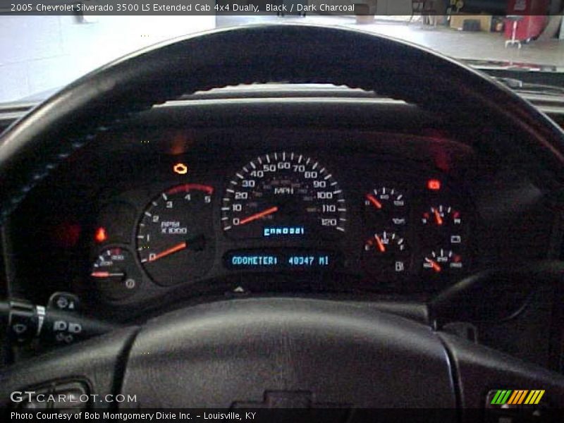 Black / Dark Charcoal 2005 Chevrolet Silverado 3500 LS Extended Cab 4x4 Dually